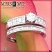 14K White Gold 1.20 CTW Diamond Bridal Set
