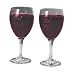 Good Witch/Bad Witch Wine Glasses with Charms Set