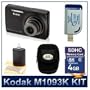 Kodak EasyShare M1093 IS Digital Camera (Black) - Sensible Best Selling Bundle