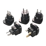 Grounded Europe Adapter Plugs Kit - 5 Adapters