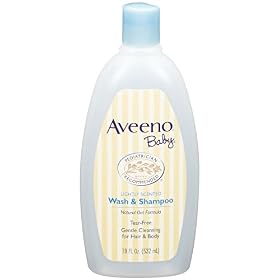 Aveeno Baby Wash & Shampoo, 18-Fluid Ounces Bottle