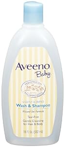 Aveeno Baby Wash & Shampoo, 18-Fluid Ounces Bottle