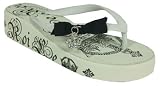 Garage Shoes - Footure - Women's Flat Sandal - White Size 7 UK