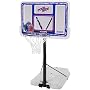 Lifetime 1306 Pool Side Height-Adjustable Portable Basketball System with 44-Inch Clear Acrylic Backboard