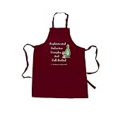 Sophisticated Maroon Apron