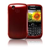 iSkin Vibes - Case for smartphone - translucent red - BlackBerry Curve 8520, BlackBerry Curve 8530