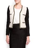 417W6wicHdL. SL160  Mango Womens Chain Trimmed Bouclé Jacket   Gabriel2
