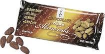 YC Chocolate 70% Extra Dark with Whole Dry Roasted Almonds, 28.2-Ounce Boxes (Pack of 10)