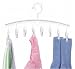 Set of 3 Clip and Drip Hangers - Laundry Organizer (White) (8.75