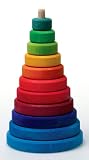 Grimm's Spiel und Holz 11 Wooden Stacking Rings