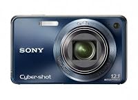 Sony Cyber-shot DSC-W290 12 MP Digital Camera with 5x Optical Zoom and Super Steady Shot Image Stabilization (Dark Blue)