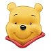 Dekoback Tortenaufleger Winnie Pooh Gesicht, 1er Pack (1 x 10 g Karton)