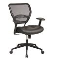 Office Star Task Chair - Black Leather
