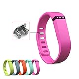 Smaller Size Replacement Band For Fitbit Flex Wireless Wristband Bracelet with Clasp / No Tracker--Pink
