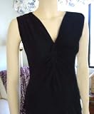 MARRIKAS Viscose From Bamboo Sleeveless Twist Top BLACK LARGE (14)