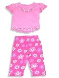 Just a Girl - Toddler Short Sleeved Pant Set, Pink