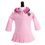 18 Inch Dolls Clothes Outfit for American Girl Dolls, Pink 18