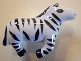 Zebra Animal Shaped Ceramic Cabinet Drawer Pull Knob