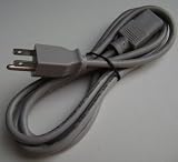 6 Foot Shielded Gray Heavy Duty Computer or tv HIGH GRADE ac power cord , UL/CSA, 18AWG, 6' , this powers items that take this style of cord. hubs switch switches pc power supply printer laser New 3 Prong 6Ft Ac Power Cord Cable Plug for Samsung Toshiba LG Sharp Sony Sceptre RCA Panasonic Philips Mitsubishi Magnavox TV LCD Plasma DLP, Acer Asus HP Samsung ViewSonic Dell Compaq Hanns-G LG Planar Monitor , Screen , PS3 , XBOX 360