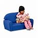 Brand New World Dura-Care Funky Overstuffed Infant / Toddler Sofa in Blue