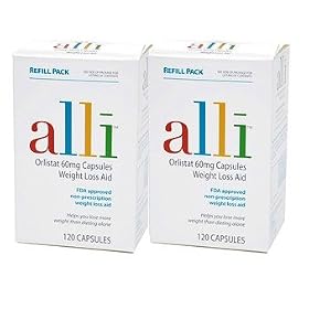 Alli- Orlistat Weightloss Aid Formula, 240ct Refill Pack