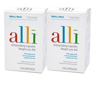 Alli- Orlistat Weightloss Aid Formula, 240ct Refill Pack