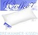 DREI - KAMMER - KISSEN WOLKE 7 - 40x80 cm - 600 gr.