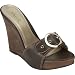 QUPID Konny Womens Wedges - Chocolate