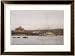 At Dusk Hms Talbot Shells Turkish Positions on the Ridges Overlooking Suvla Bay Framed Art Poster Print by Norman Wilkinson, 32x24