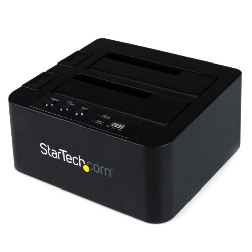 StarTech.com SATA Hard Drive HDD Duplicator Dock - eSATA USB Hard Disk Drive Duplicator - 2.5 / 3.5-Inch Hard Drive Cloner StarTech.com SATA Hard Drive HDD Duplicator Dock - eSATA USB Hard Disk Drive Duplicator - 2.5 / 3.5-Inch Hard Drive Cloner