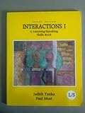 Interactions I. A listening/speaking skills book