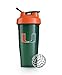 BlenderBottle Classic NCAA Collegiate Shaker Bottle, University of Miami - Green/Orange, 28-Ounce