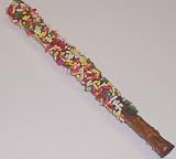 Scott's Cakes Milk Chocolate Covered Pretzel Rod with Rainbow Jimmies