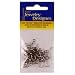 Surgical Steel Fish Hook, 1 Inch, Nickel Earring Hooks with Ball and Loop, 20pc Pkg