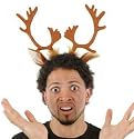 Reindeer Velvet Covered Antler Headband
