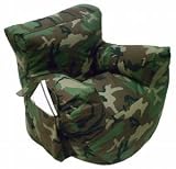 Comfort Research Twill Navy CARGO CLUB POCKET BEAN BAG 34W x 24D x 29 High Frameless Chair
