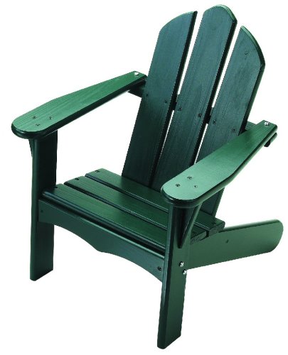 Childrens Toyshop  Toys : Childs Adirondack Chair and End Table-Color Red