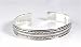STERLING SILVER BANGLE BRACELET 60mm x 50mm x 11mm