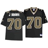 Jammal Brown Saints Black NFL Replica Jersey