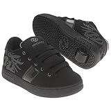 Heelys Little Kid/Big Kid Crest Skate Shoe,Black/Charcoal/Silver,2 M US Little Kid