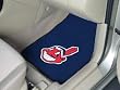 Cleveland Indians universal fit Car Mats 2 Piece Carpet 2 Pc Car Floor Mat (Rug)