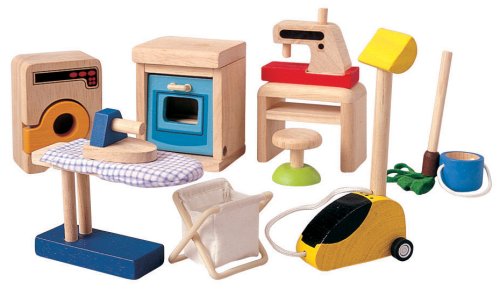 Childrens Toyshop  Toys : Plan Toys 9710 Household Accessories