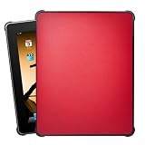 XGearlive Silhouette Red Leather Snap-on Polycarbonate Hard Shell Case for Apple iPad Tablet Wi-Fi / Wi-Fi + 3G Model