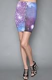 Rojas The Cosmic Mini Skirt,Skirts for Women