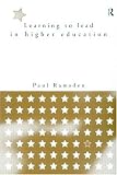 Learning to Lead in Higher Education