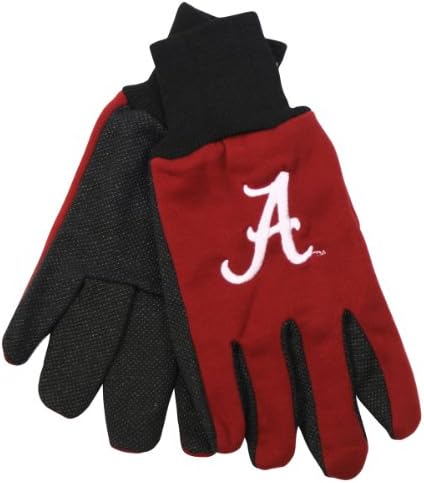 NCAA School Logo Grip Gloves - Alabama Crimson Tide