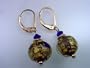 "C'a D'Oro" Earrings (Cobalt Blue)