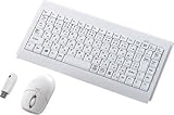 サンワサプライ マウス付きワイヤレスキーボード SKB-WL09SETW