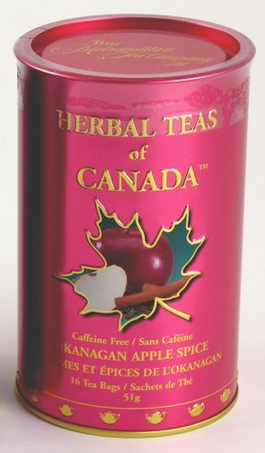 Herbal Teas of Canada Premium Gourmet Okanagan Apple Spice Tea, 16 bags, Collectible Tin... by Metropolitan Tea Co.