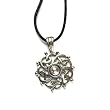 Celtic Knot for Completion, Pewter Pendant on Corded Necklace